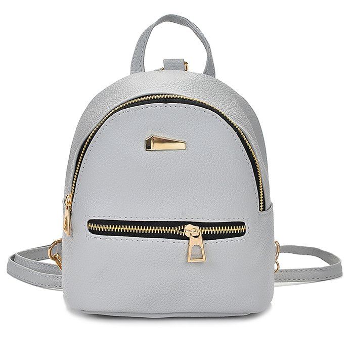 2019 Cute Solid Color Mini Backpack For Women | Rosegal.com