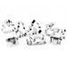 Hoard 8PCS 3D Christmas Scenario Cookie Cutter Mold Set Stainless Steel Fondant Cake Mould -  