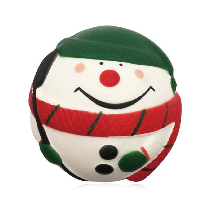 

Christmas Style Slow Rising Squishy Toy for Pressure Reducing, Colormix
