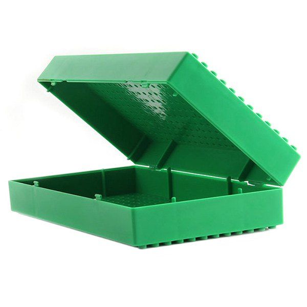 

Multifunctional Storage Box for Building Blocks, Green