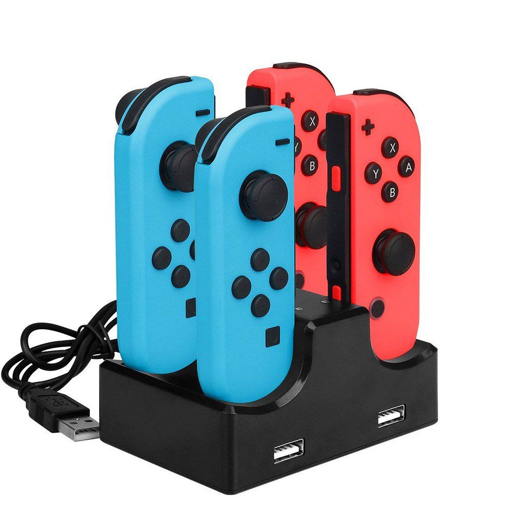 [40% OFF] IPLAY Four Charging Dock Charger Stand For Nintendo Switch ...