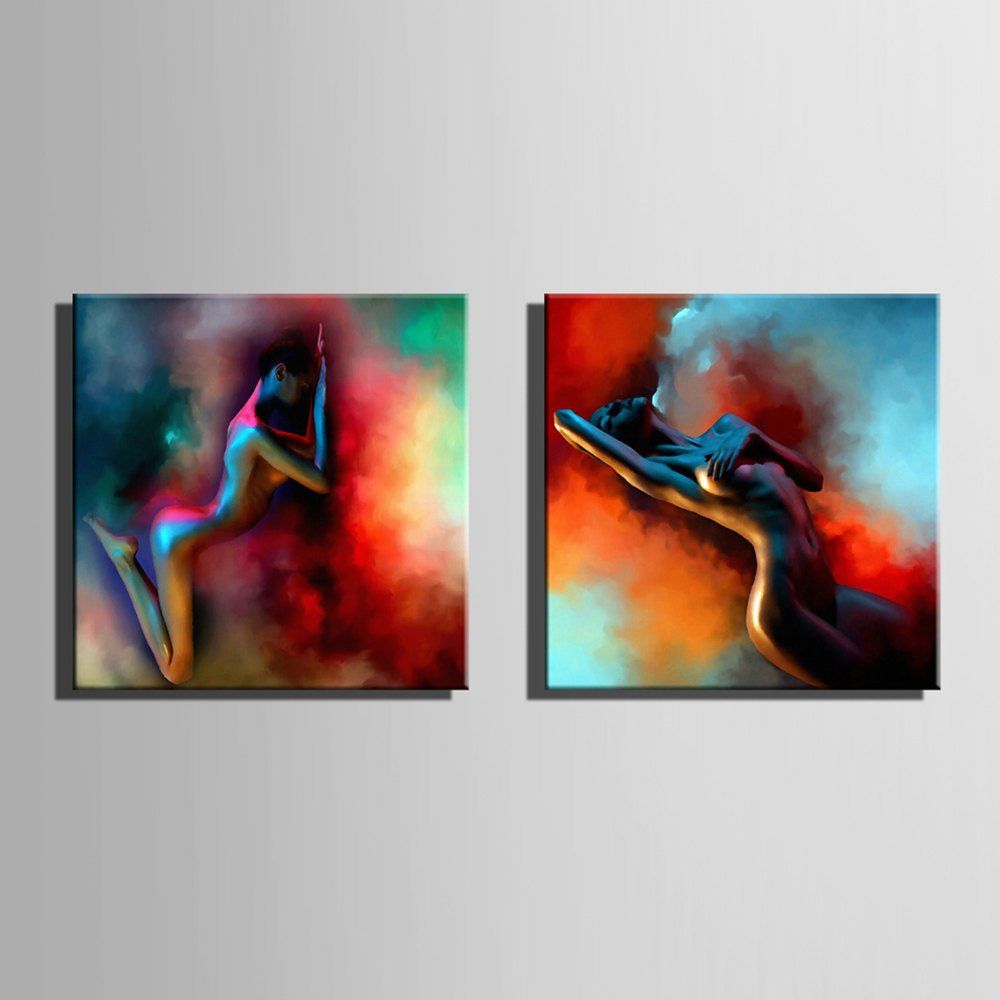 E - HOME Modern Unframed Prints High Definition Naked Woman Wall Art