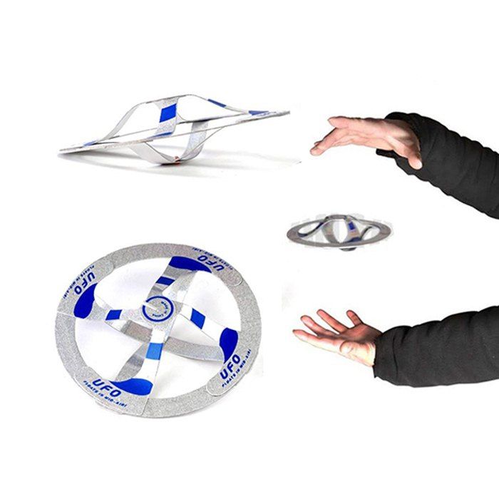 

Mystery Floating Flying Saucer Toy Nice Magic Trick Mystical Fun, Colormix