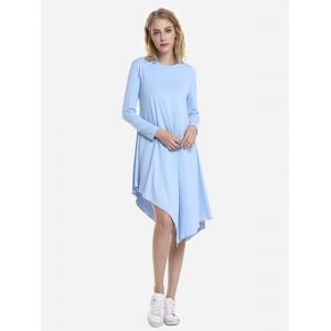 

ZAN.STYLE Long Sleeve Dress, Windsor blue