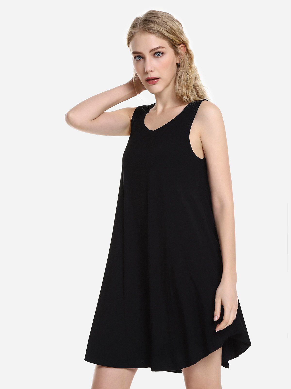 black dress tank top