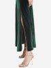 ZAN.STYLE Velvet Adjustable Strip Slip Dress -  