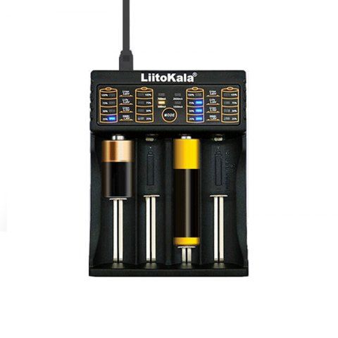 Cheap LiitoKala Lii - 402 Battery Charger for Li-ion / 18650 / 18490 / 18350 / 17670 / 17500 / 16340 ( RCR123 ) / 14500 / 10440 