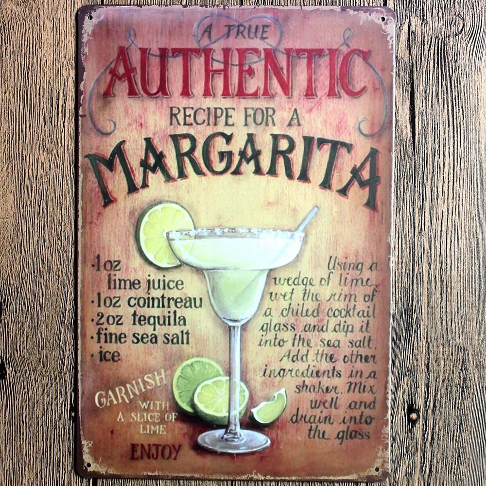 42 Off Vintage Iron Painting Tin Metal Wall Decor For Home Bar Coffee Shop Decoration Rosegal