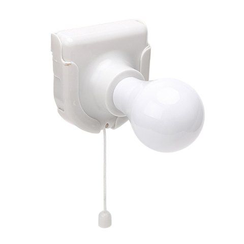 pull chain stick up lampara con pilas led para gabinete tienda de campana al aire libre de la pared 2pcs