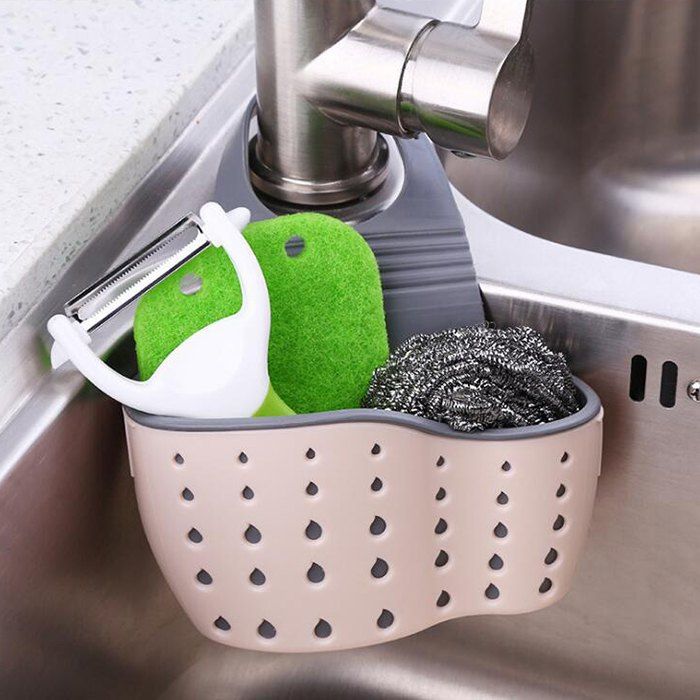 29 Off Kitchen Sponge Holder Storage Basket Sink Hanging Drain