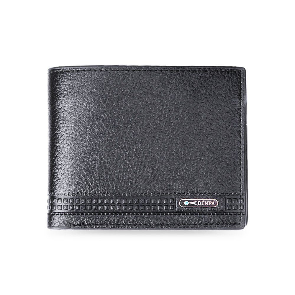 

Simple High-quality Fashion Men PU Wallet, Black