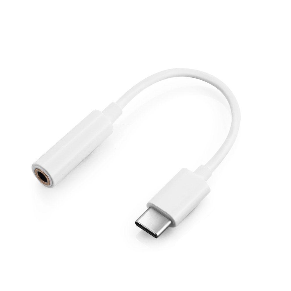 

gocomma USB Type-C to 3.5mm Earphone Headphone Jack Cable Adapter Converter Connector for Letv 2 / 2 Pro / Max2 / Pro 3 / Xiaomi Mi 6, White
