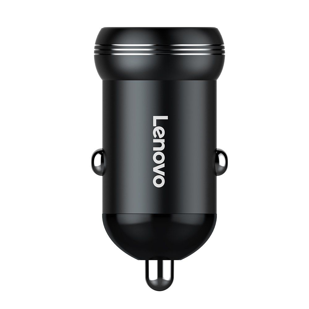 

Lenovo HC11 Mini Portable Dual USB Ports Car Charger, Black