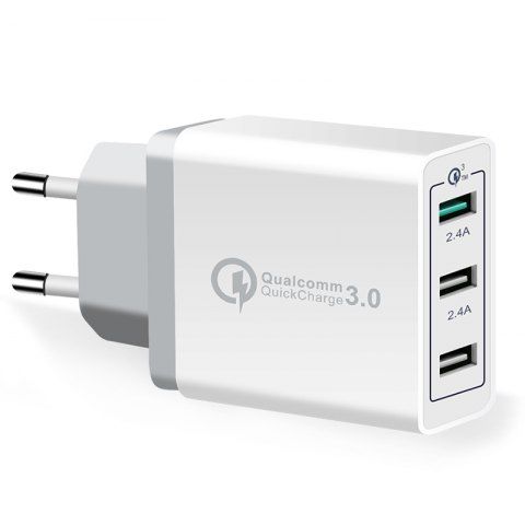  Spedcrd 3 Ports Quick Charger QC 3.0 30W USB  Fast Charger 
