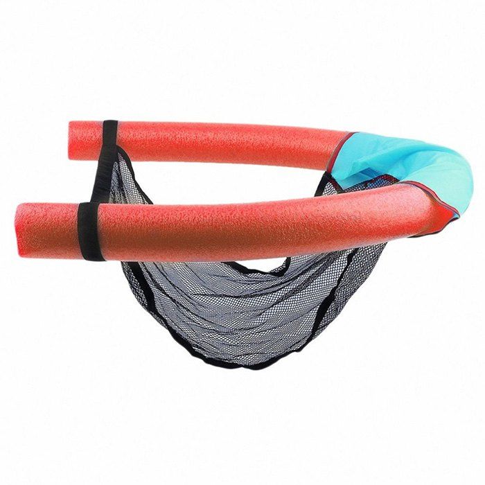 floating pool noodle sling mesh chairs