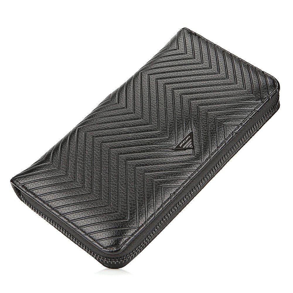 

Leather Wear-resistant Wallet, Black