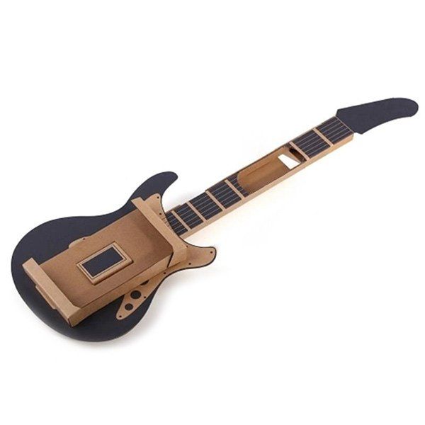

LABO NS DIY Cardboard Guitar Educational Musical Toy, Ginger brown