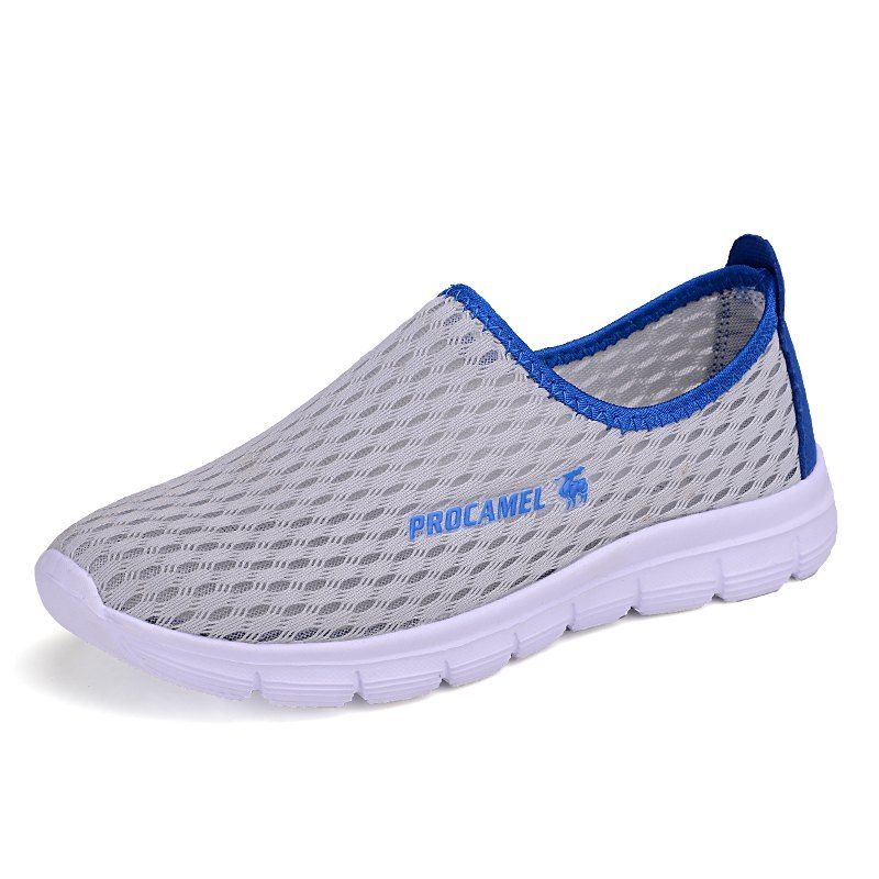 

Fashionable Breathable Anti-slip Slippers for Men, Platinum