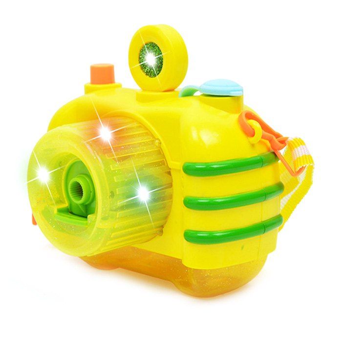 

Light Music Bubble Camera Novelty Gag Toys, Yellow