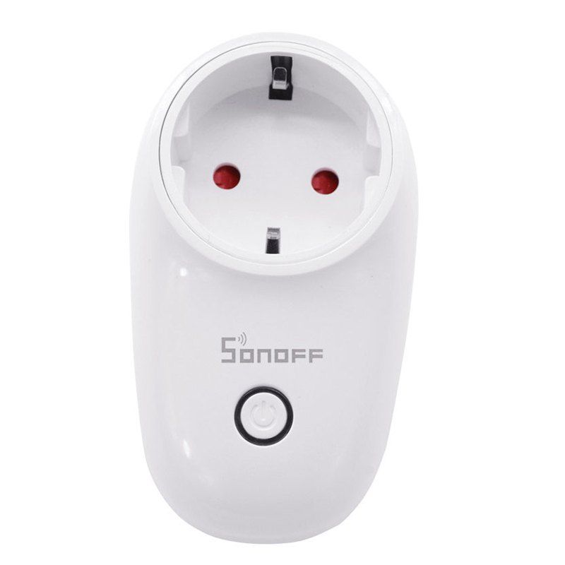 

SONOFF S26 WiFi Smart Plug for Home Safety Type - F, White