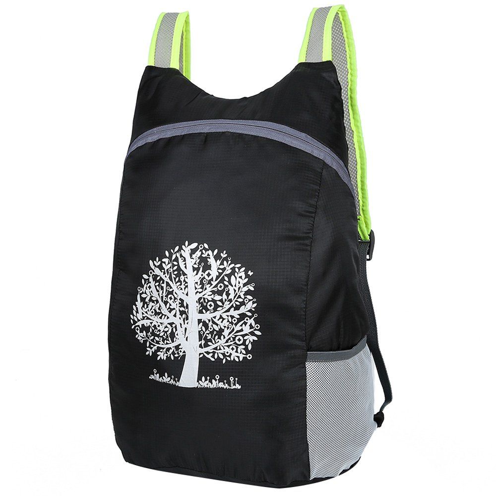 

HUWAIJIANFENG Outdoor Lightweight Backpack, Black