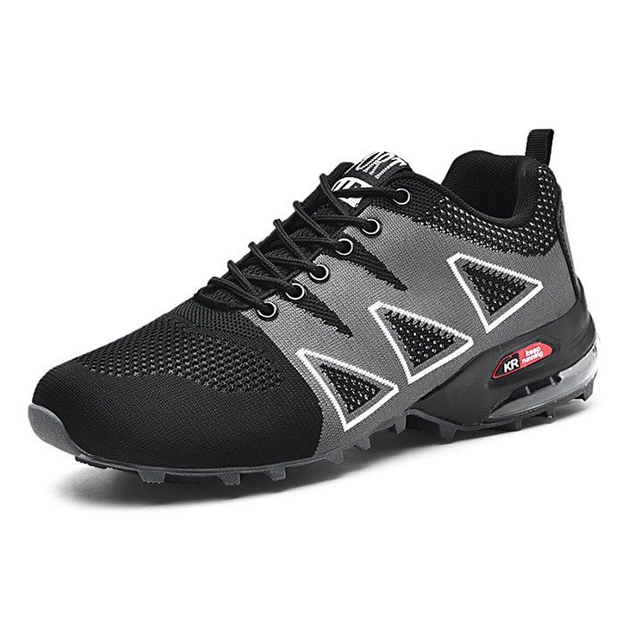 

Trendy Breathable Shock-absorbing Anti-slip Sports Shoes for Men, Gray