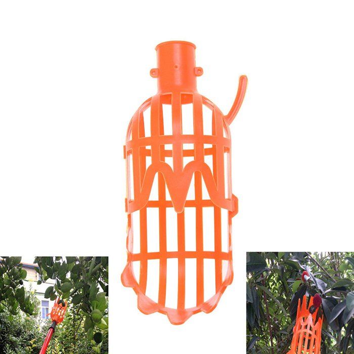 

Creative Fruit Picker Basket Garden Tool, Orange