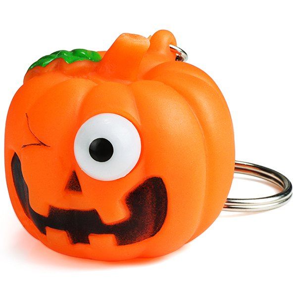 

Creative Pretty Keychain Pumpkin Pattern Pop-out Eyes, Colormix