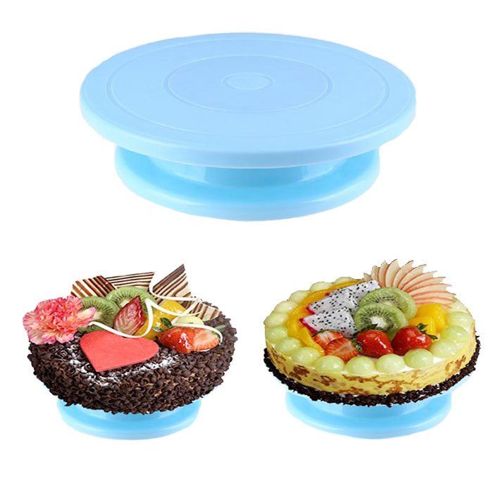 

New DIY Colorful Plastic Rotary Stand, Light blue