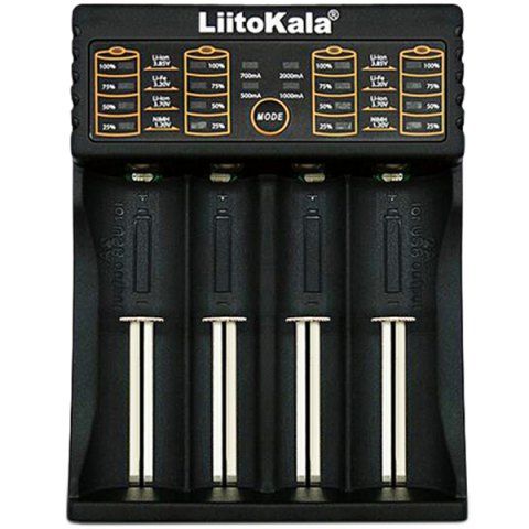  LiitoKala Lii - 402 Battery Charger for Li-ion / 18650 / 18490 / 18350 / 17670 / 17500 / 16340 ( RCR123 ) / 14500 / 10440 