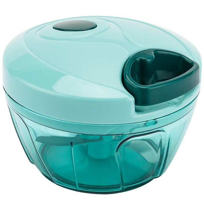 

Multifunctional Manual Vegetables Slicer Food Ice Crusher, Tiffany blue