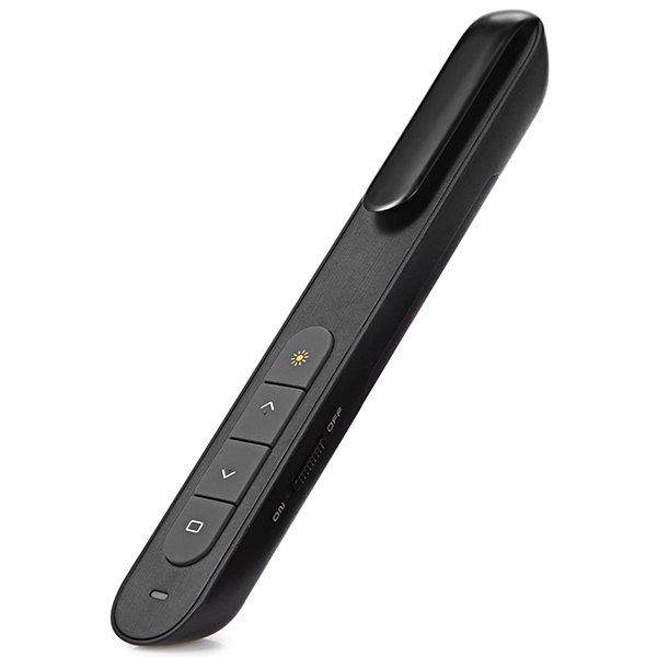 

TK707 USB Wireless PPT Presenter with Laser Pointer Remote Control Flip Pen, Black
