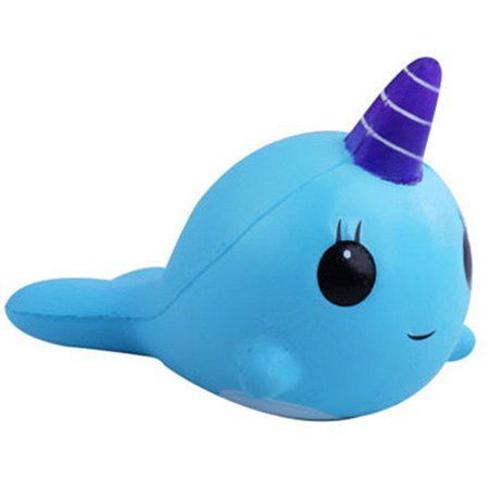 narwhal squishmallow blue