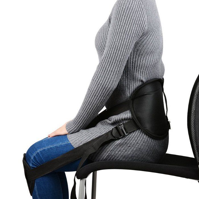 [46 OFF] Ergonomic Waist Protector Portable Back Support Belt Pad For Better Sitting Posture