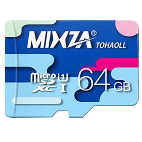  MIXZA TOHAOLL Colorful Series 64GB Micro SD Memory Card Storage Device 