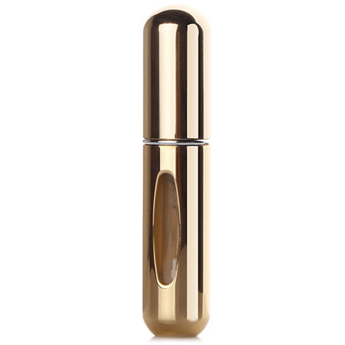 

Mini Perfume Spray Bottle Refillable Atomizer for Party Traveling, Champagne gold