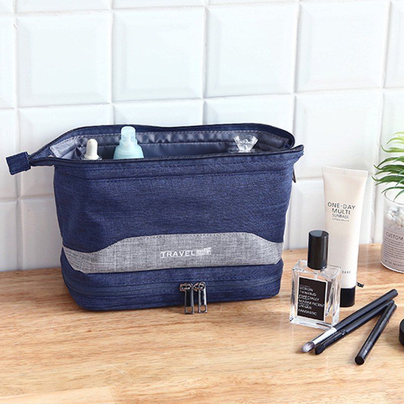 

Outdoor Travel Storage Bag for Cosmetics Washing Tools, Cadetblue