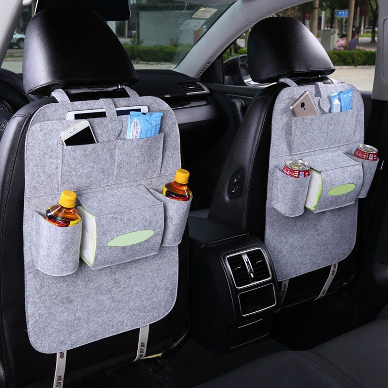 

Multi-funcion Gray Car Storage Bag, Light gray