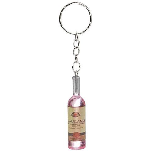 

Plastic Wine Bottle Key Chain Decoration, Light pink