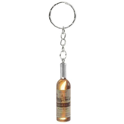 

Plastic Wine Bottle Key Chain Decoration, Brown