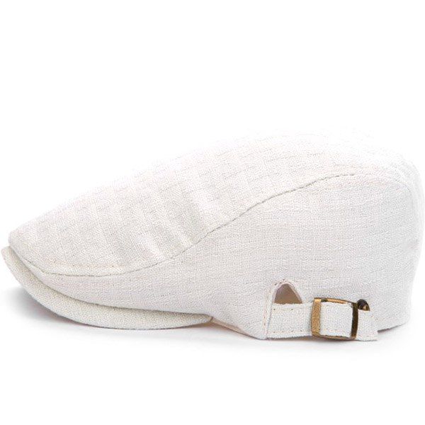 

Outdoor Casual Breathable Linum Cap Beret, White