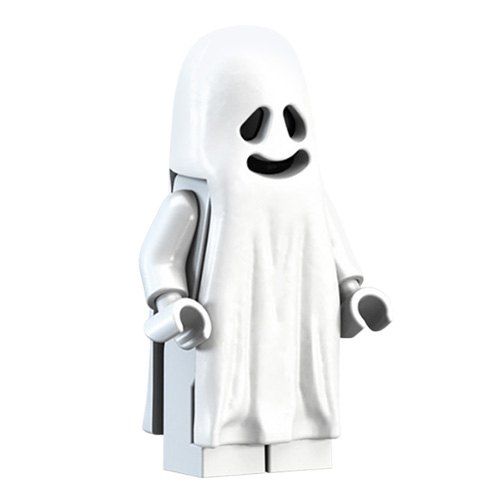 

Luminous Building Blocks Assembled Doll Ornaments for Decorating, White