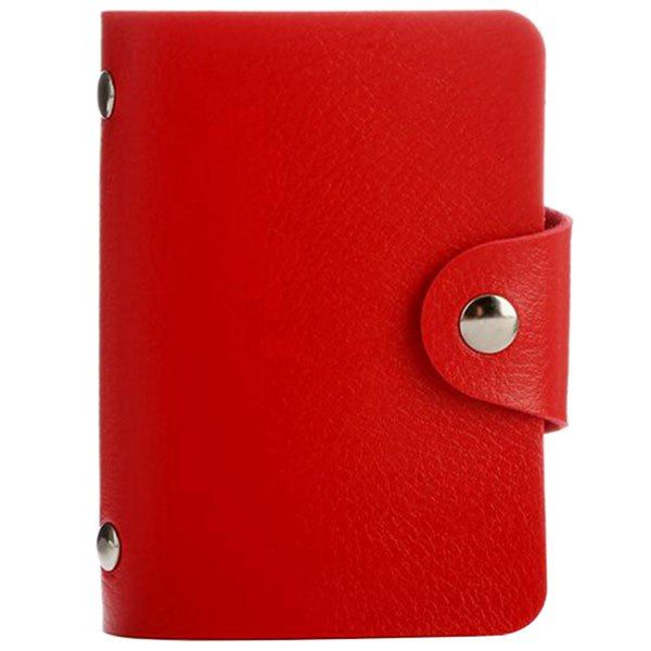 

Creative Pure Color 24-slot Card Bag, Red