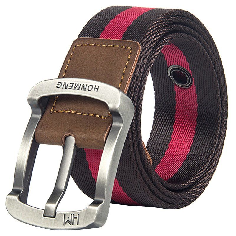 

Men Nylon Canvas Belt, Multi-d