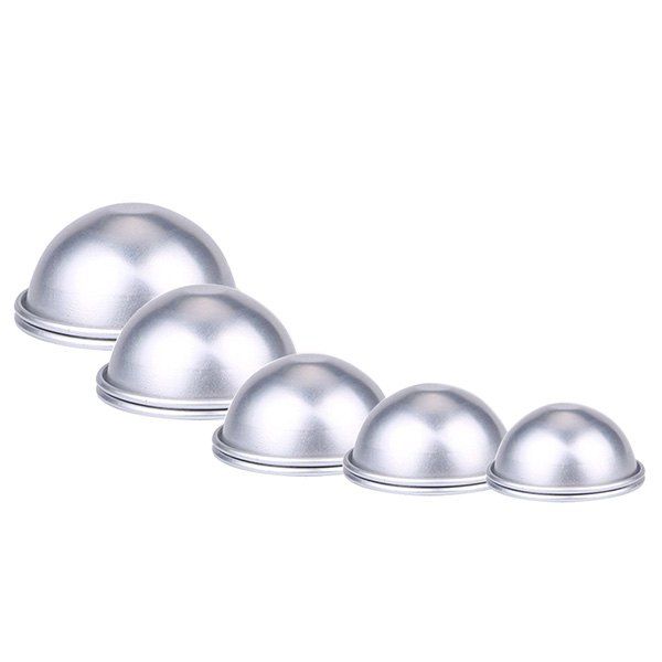 

Stylish Different Shapes Bath Bomb Moulds, Silver