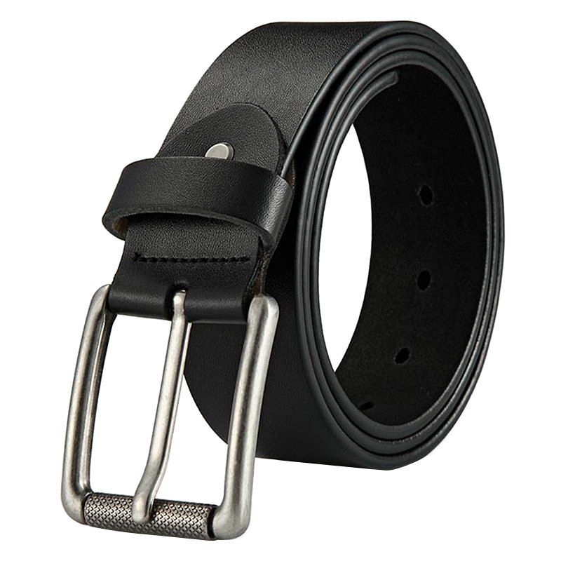 

CUCKOO Fashion Men Pin Buckle Leather Belt, Black