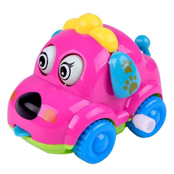 

Funny Cartoon Puppy Clockwork Car Educational Toys, Multi