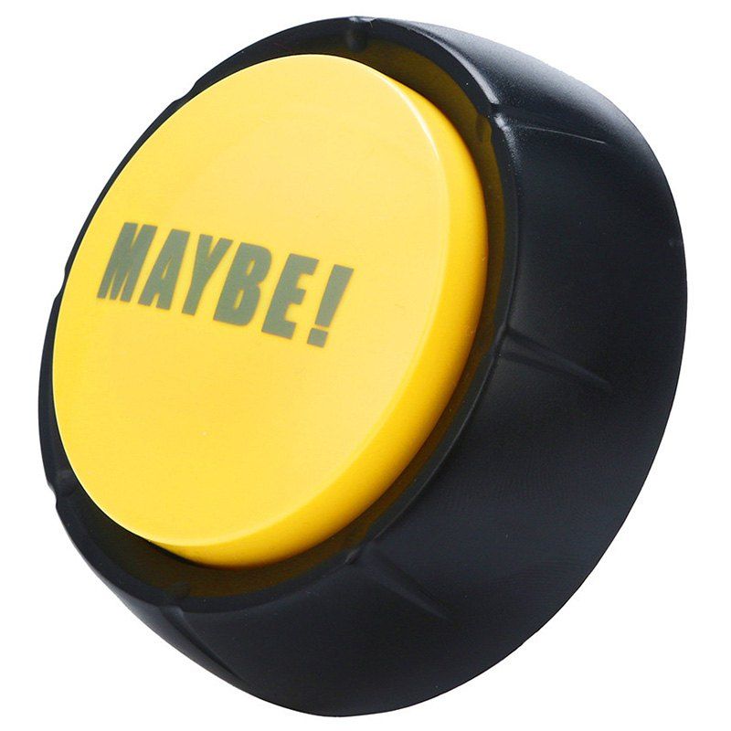 [28 OFF] Creative Sound Talking Button Funny Gag Novelty Toy 1pc Rosegal