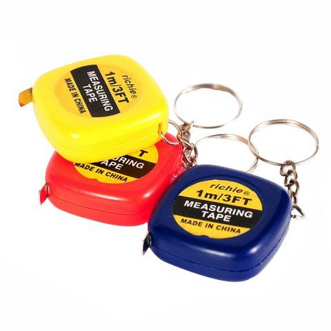  Portable Mini Tape Measure Keychain for Daily Using 1PC 