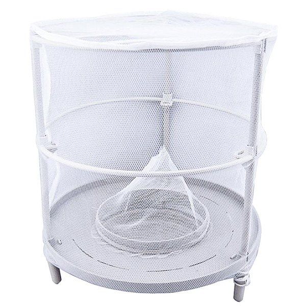 

Portable Disassembled Housefly Trap Fly Killer Cage, White